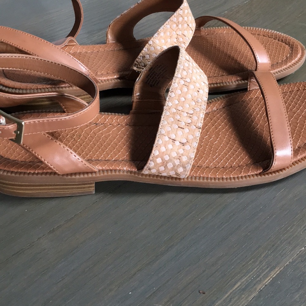 Nine West Faux Snake Skin Sandals